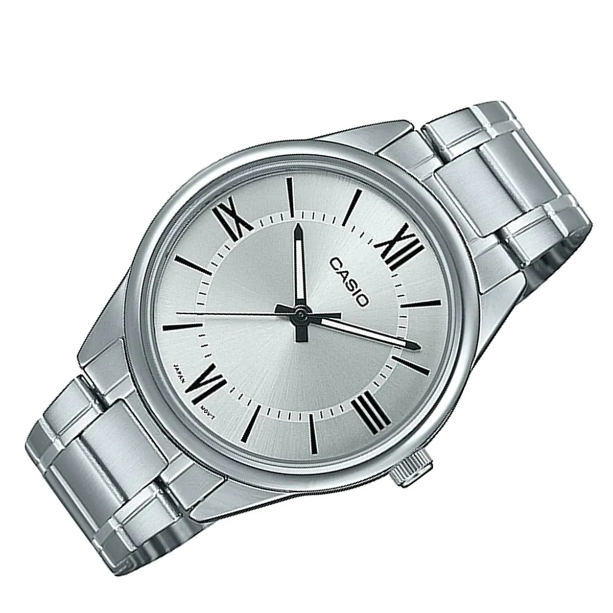 Casio MTP-V005D-7B5 Silver Stainless Strap Watch for Men