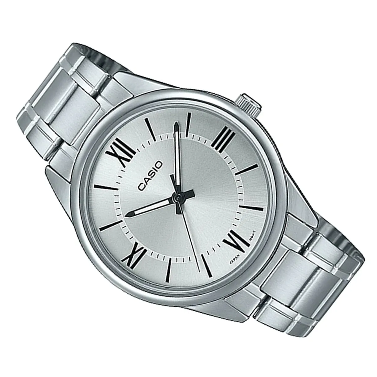 Casio MTP-V005D-7B5 Silver Stainless Strap Watch for Men