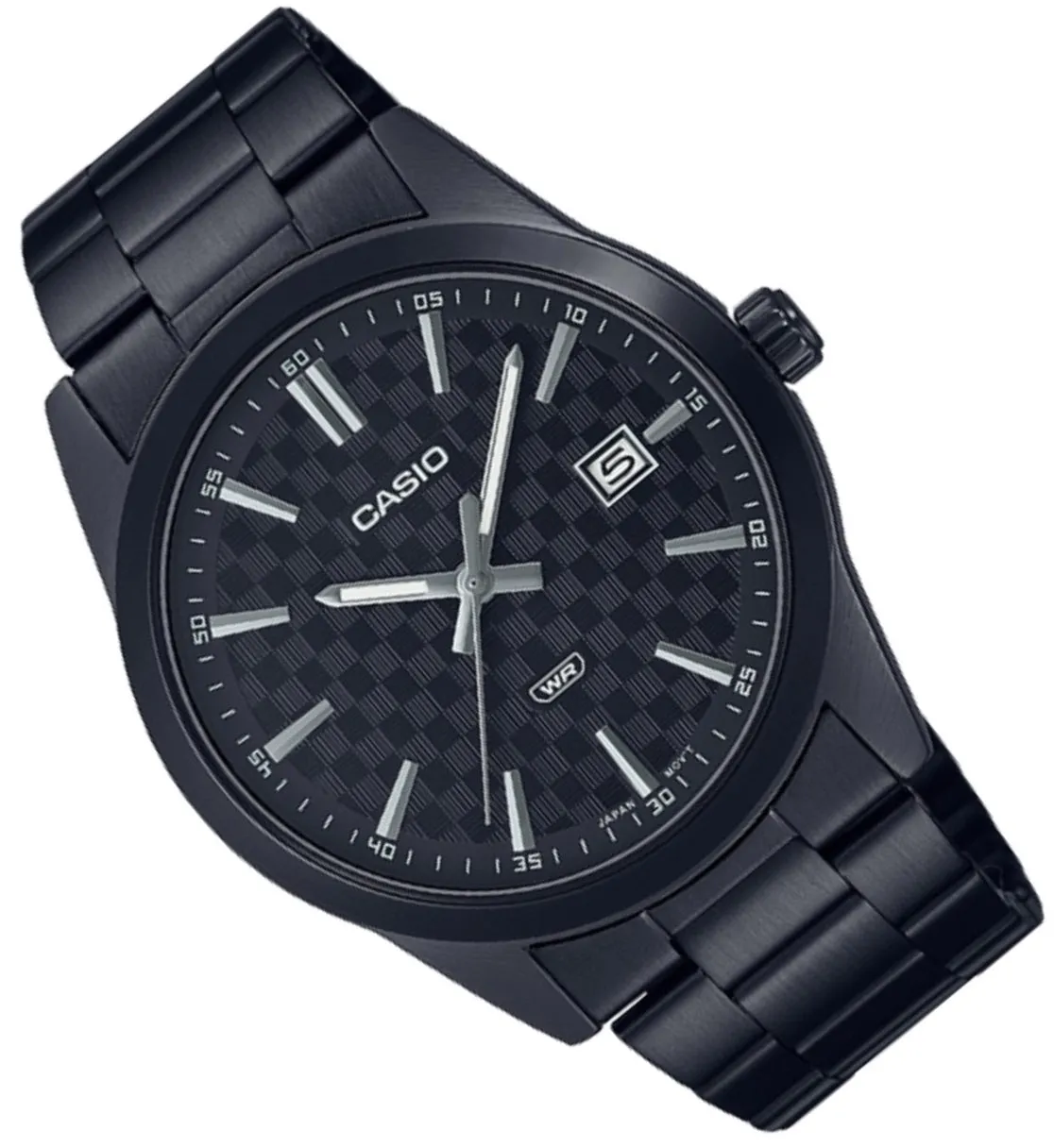 Casio MTP-VD03B-1A Black Stainless Steel Watch for Men