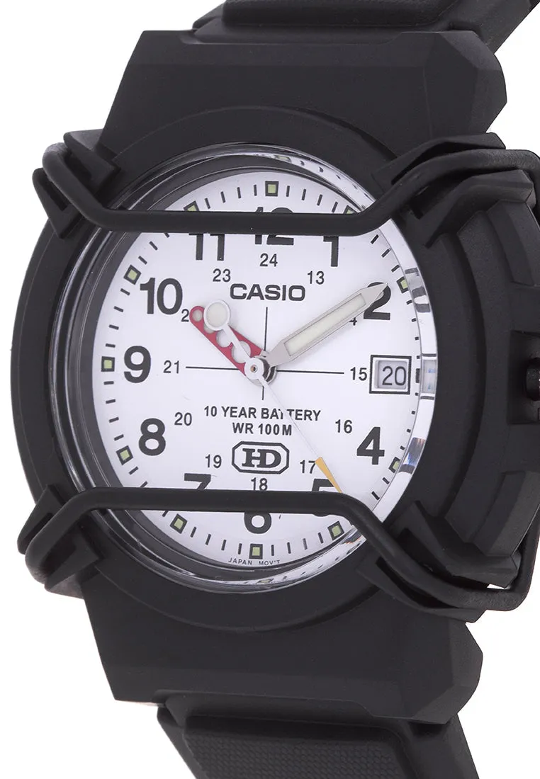 Casio Standard HAD-600B-7BVDF Black Resin Watch for Men and Women