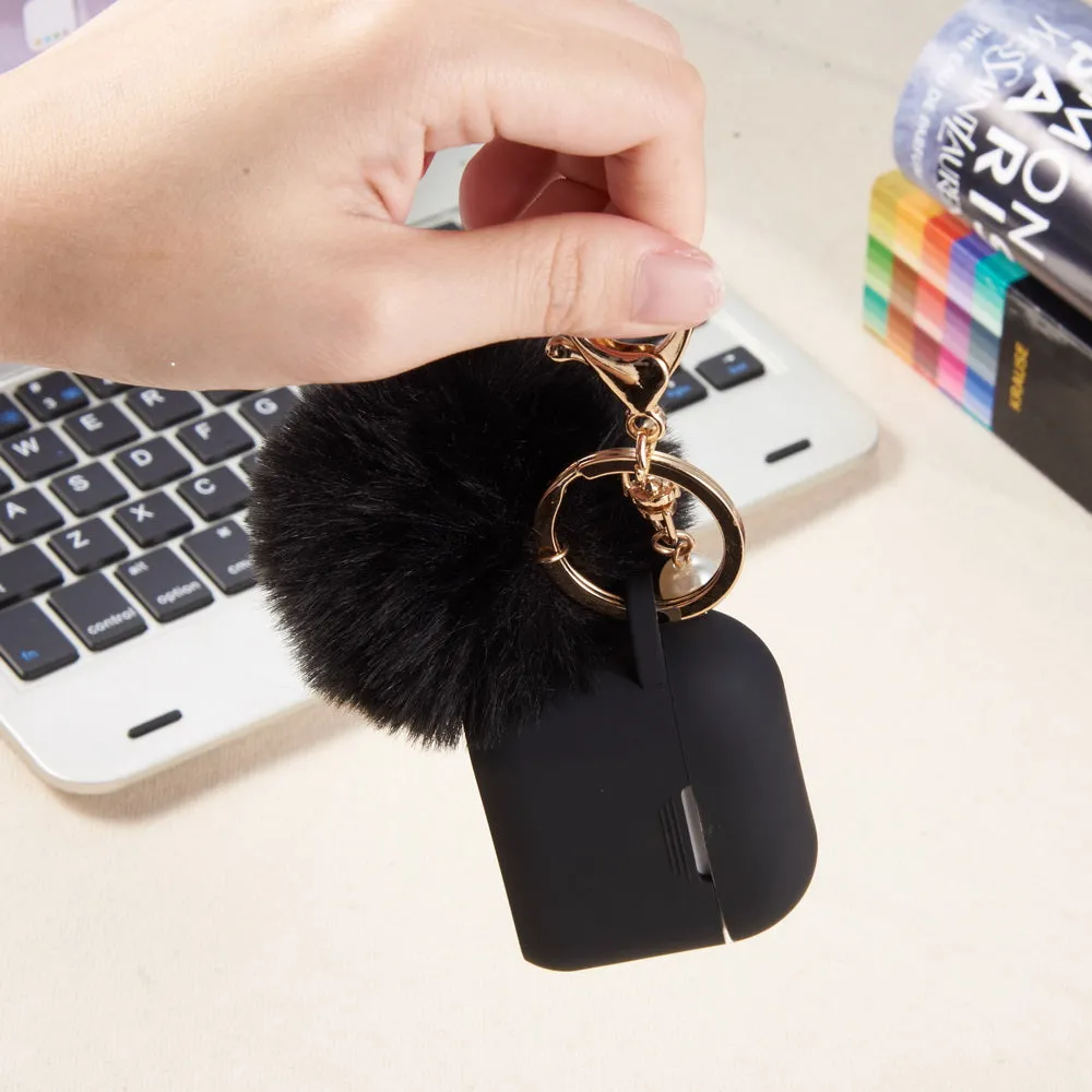 Classy Black Keychain Case for Airpods Pro