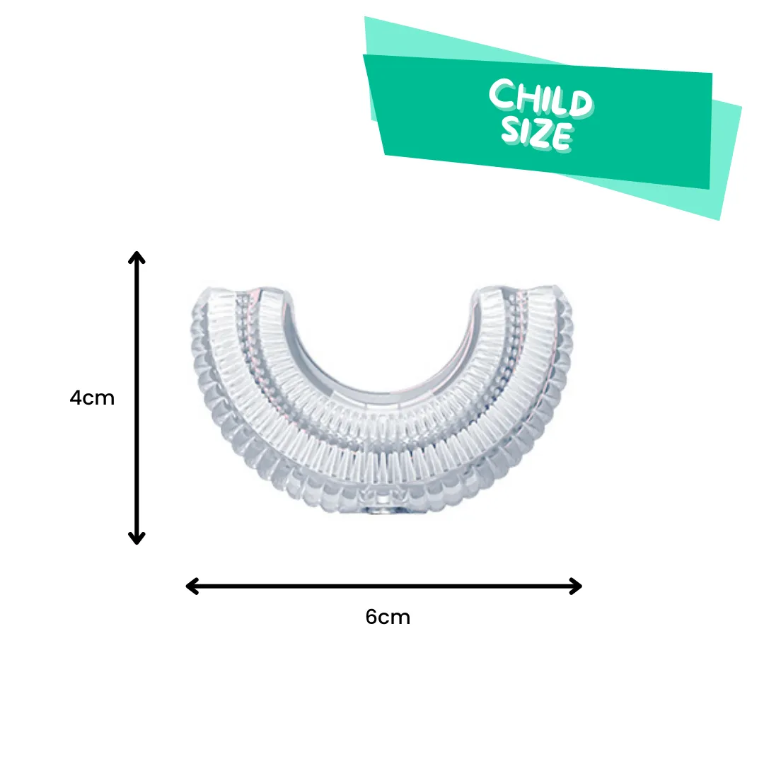 Clear Head Dinosaur U-Shaped Sensory Toothbrush