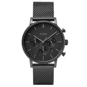 Cluse Black Aravis Chronograph Men's Watch CW0101502007