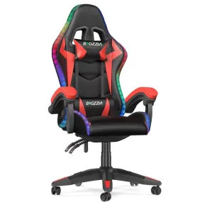 Computer Ergonomic Design Gaming Chair with LED Lights