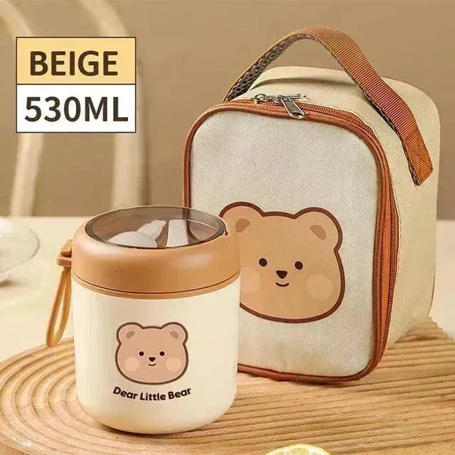 Dear Little Bear Insulated Lunch Box