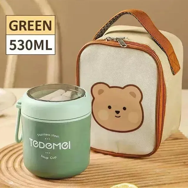 Dear Little Bear Insulated Lunch Box