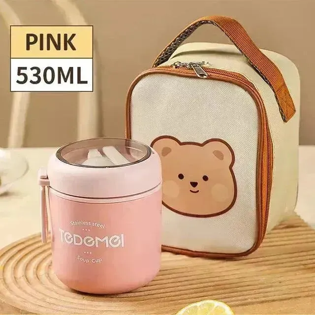 Dear Little Bear Insulated Lunch Box