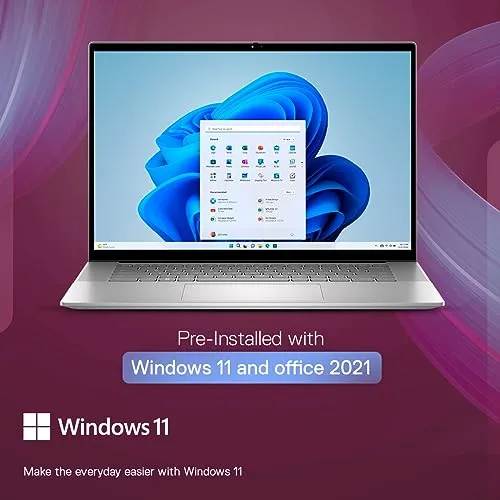 Dell Inspiron 5635 Laptop, AMD Ryzen 5-7530U/ 8GB/ 512GB SSD/ 16.0" (40.64cm) FHD  WVA AG 250 nits with Comfort View Support/Backlit KB   FPR/Windows 11 MSO'21/15 Month McAfee/Platinum Silver,1.84kg