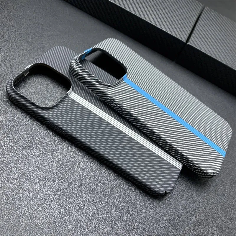 Double Color carbon fibre silicone phone case for iphone