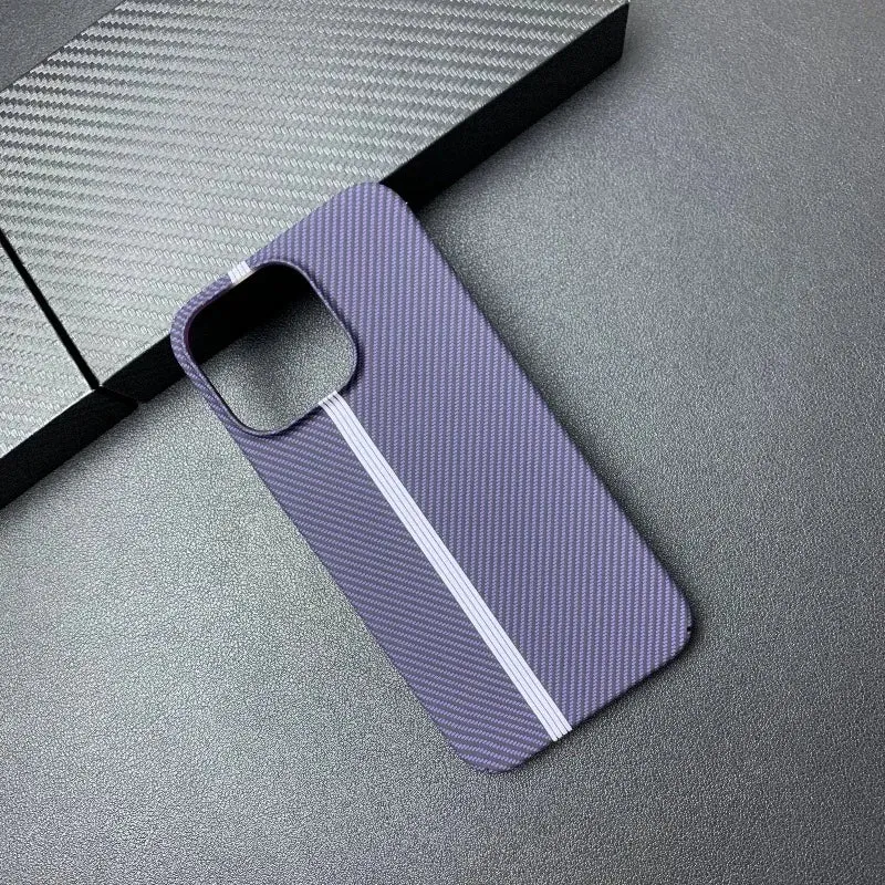 Double Color carbon fibre silicone phone case for iphone