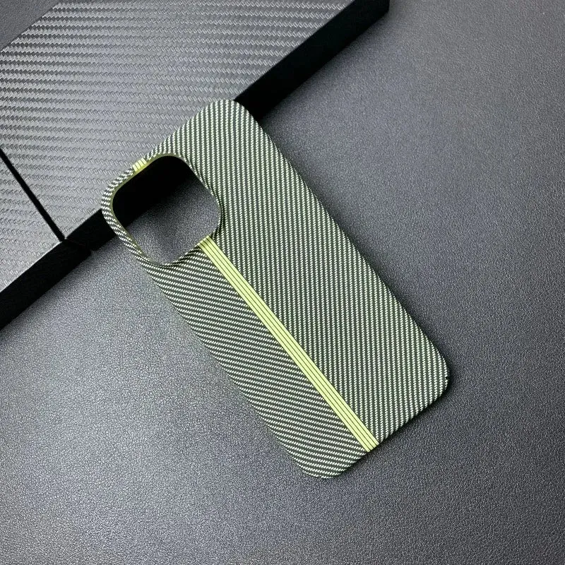 Double Color carbon fibre silicone phone case for iphone