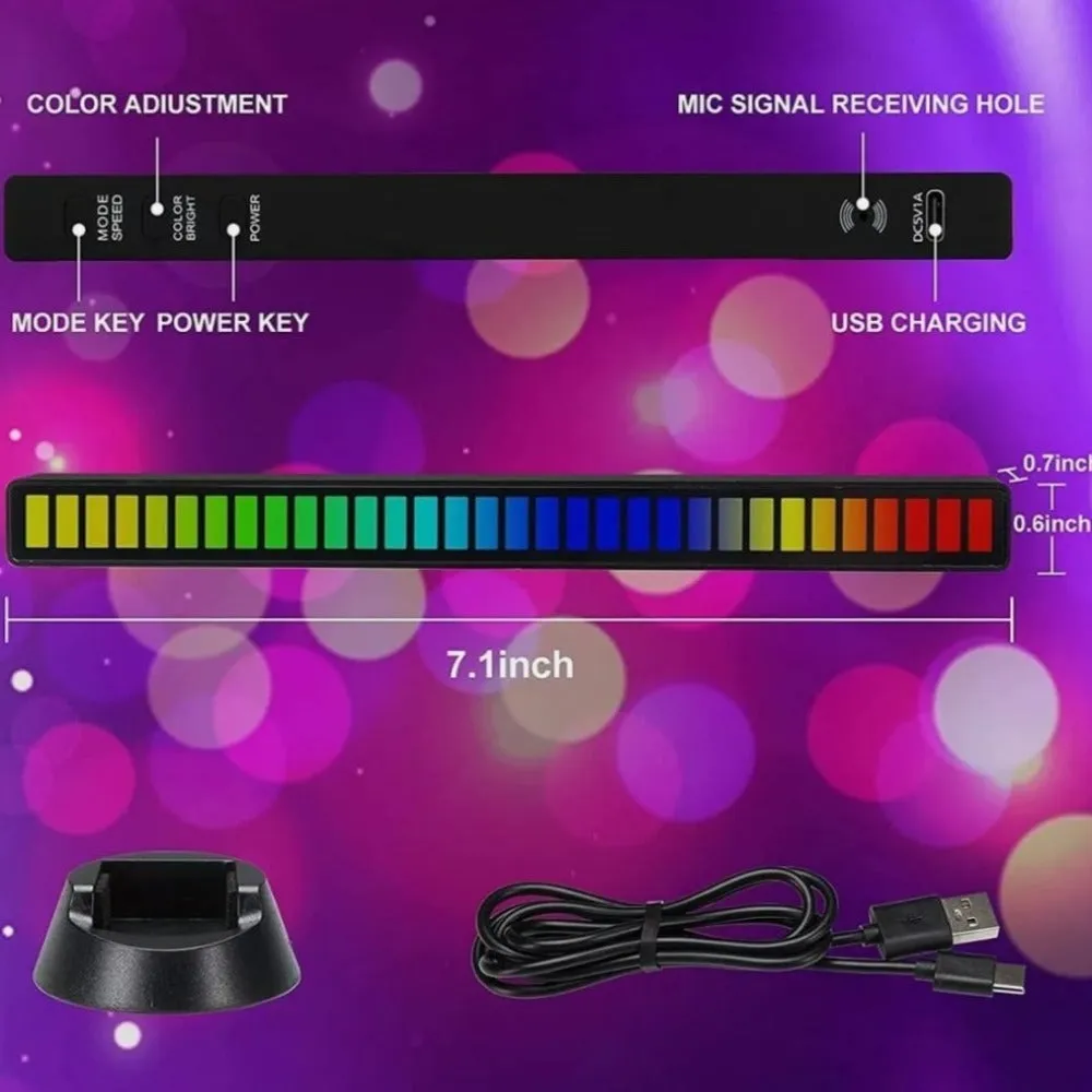 Dragon Sound Reactive Music Light Bar 2 pcs pack