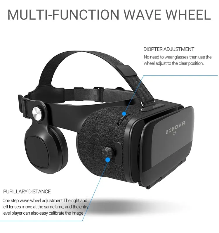 Dragon ZX5 VR Gaming Stereo 3D Headset