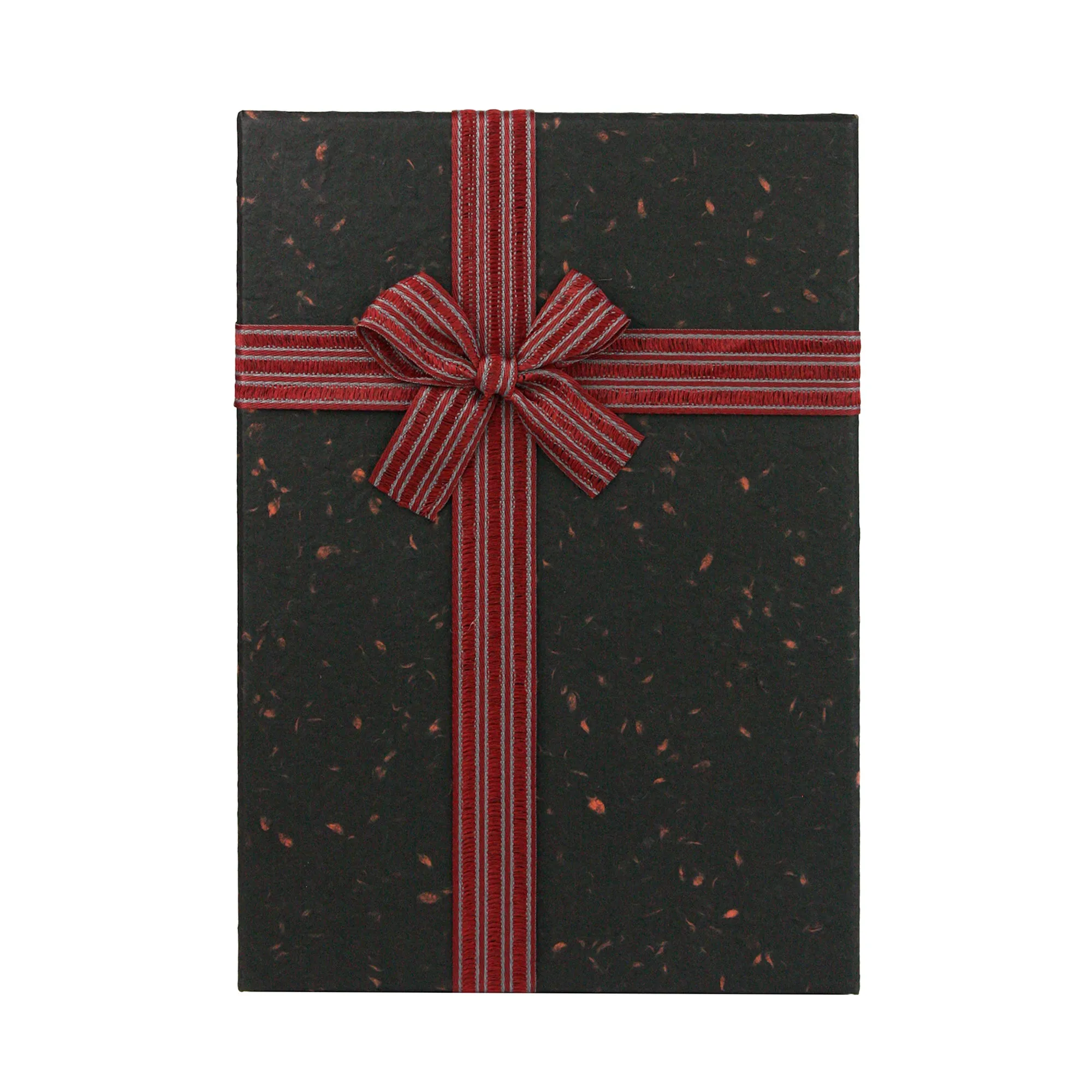 Elegant Burgundy/Black Gift Boxes - Set of 3 (Sizes Available)