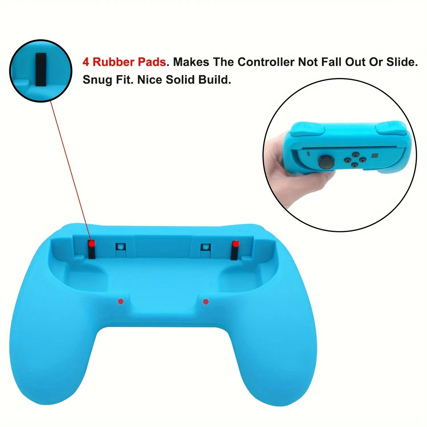 Enhanced Hand Grips for Switch/Switch OLED Joy-Con Controllers