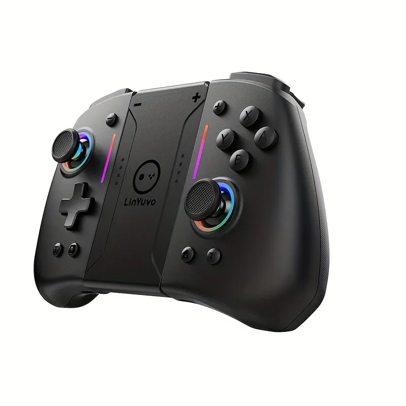 Enhanced Wireless Controller with RGB Light for Switch/OLED Console Elevate Your Gaming Experience