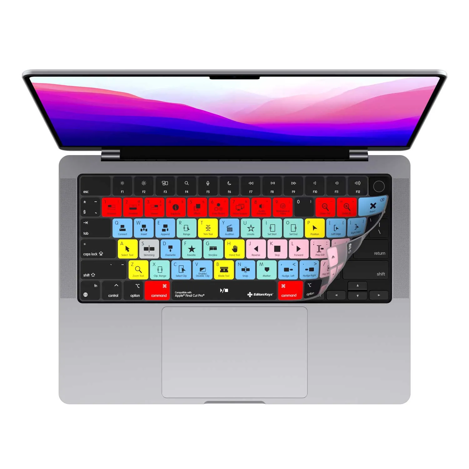 Final Cut Pro Keyboard Covers for MacBook and iMac