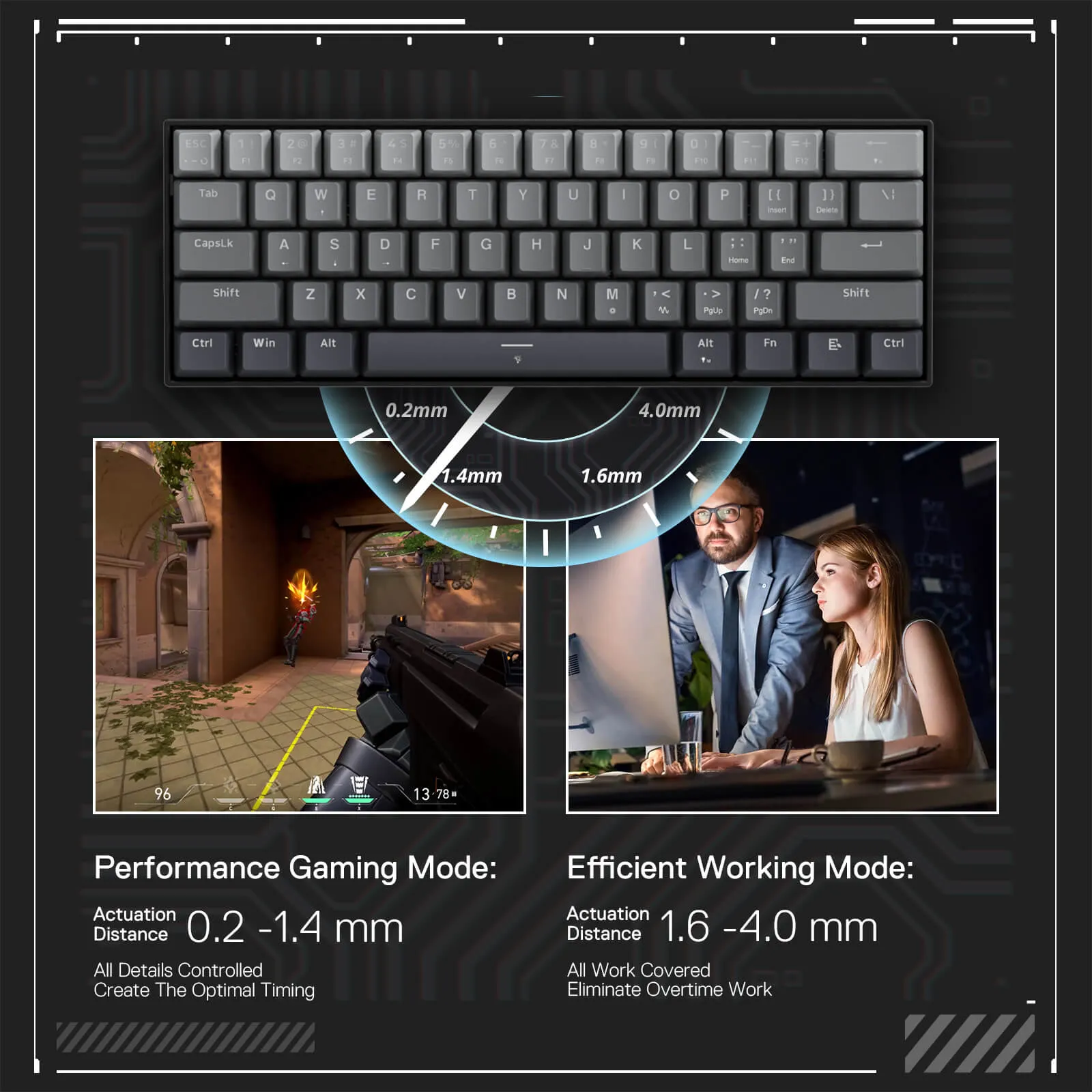 FIZZ K617 (Magnetic Hall Effect Keyboard)