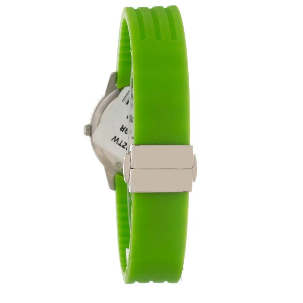 Folli Follie Green Silicone Watch