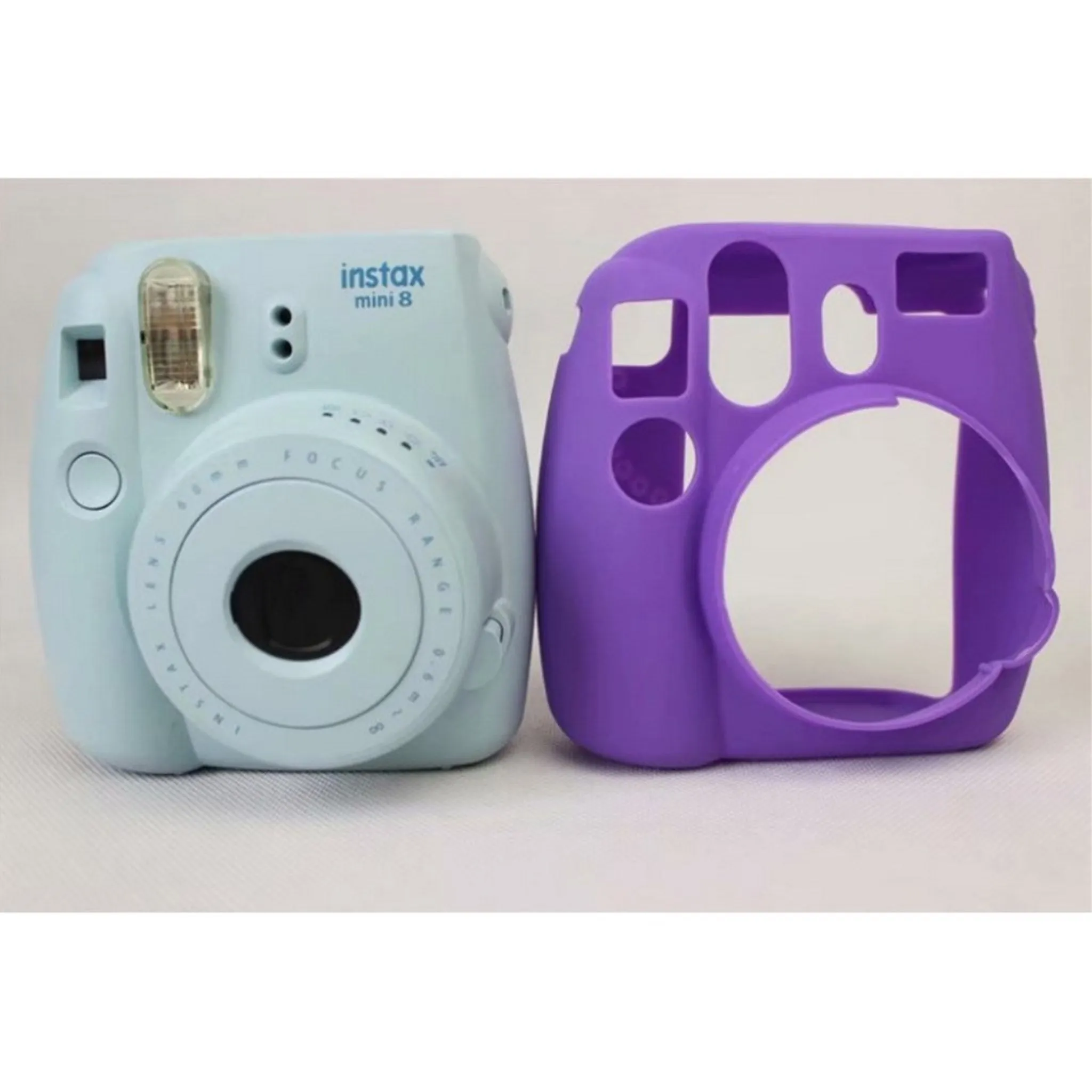 Fuji Instax Mini 8 soft silicone case - Purple