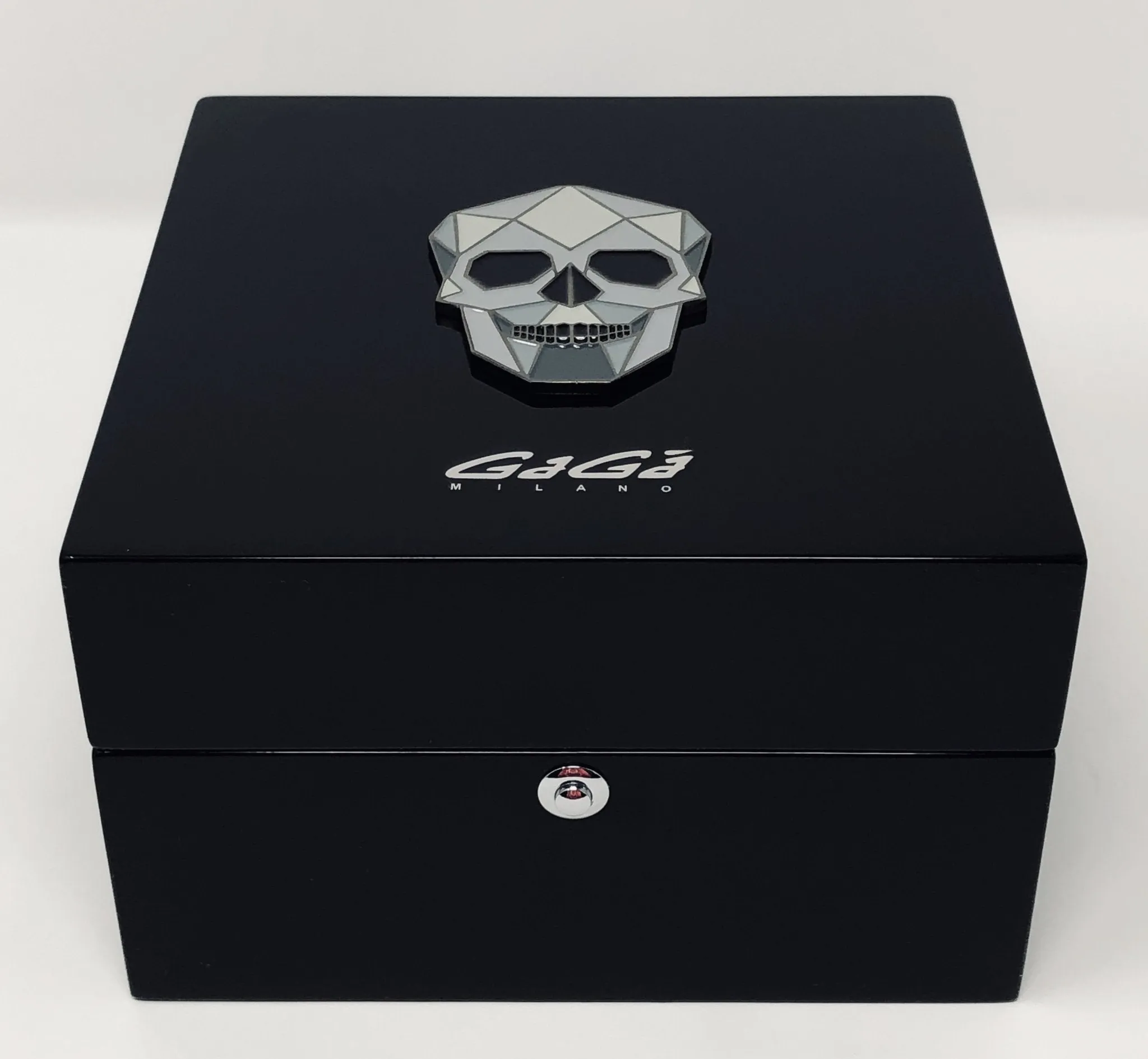 Gaga Milano Watch Slim 46 Bionic Skull Blue  5080.BS02