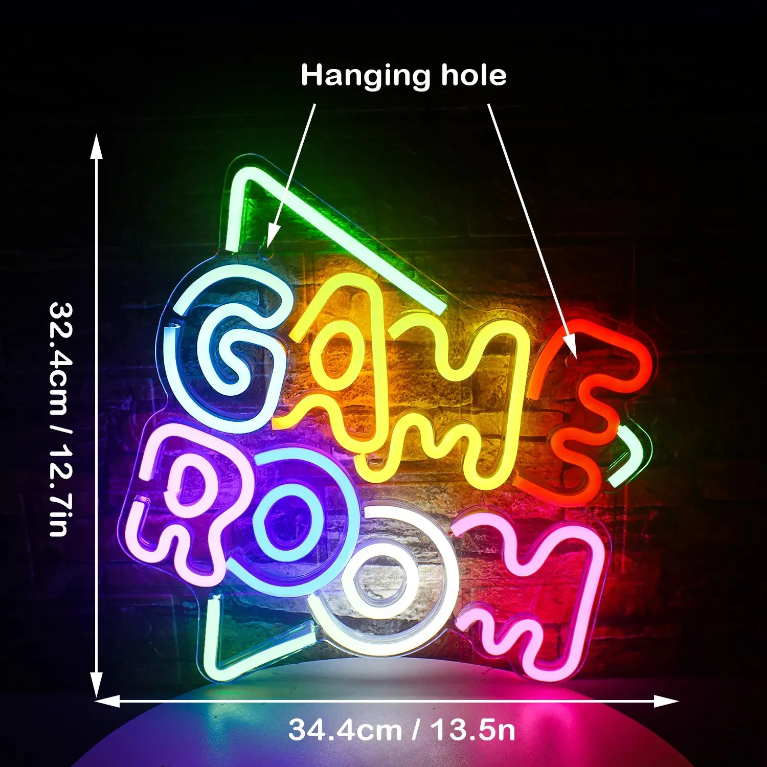 Game Room Neon Sign LED Sign Bedroom Wall Decoration Neon Light