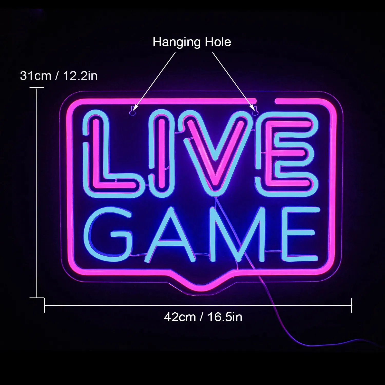 Game Room Neon Sign LED Sign Bedroom Wall Decoration Neon Light