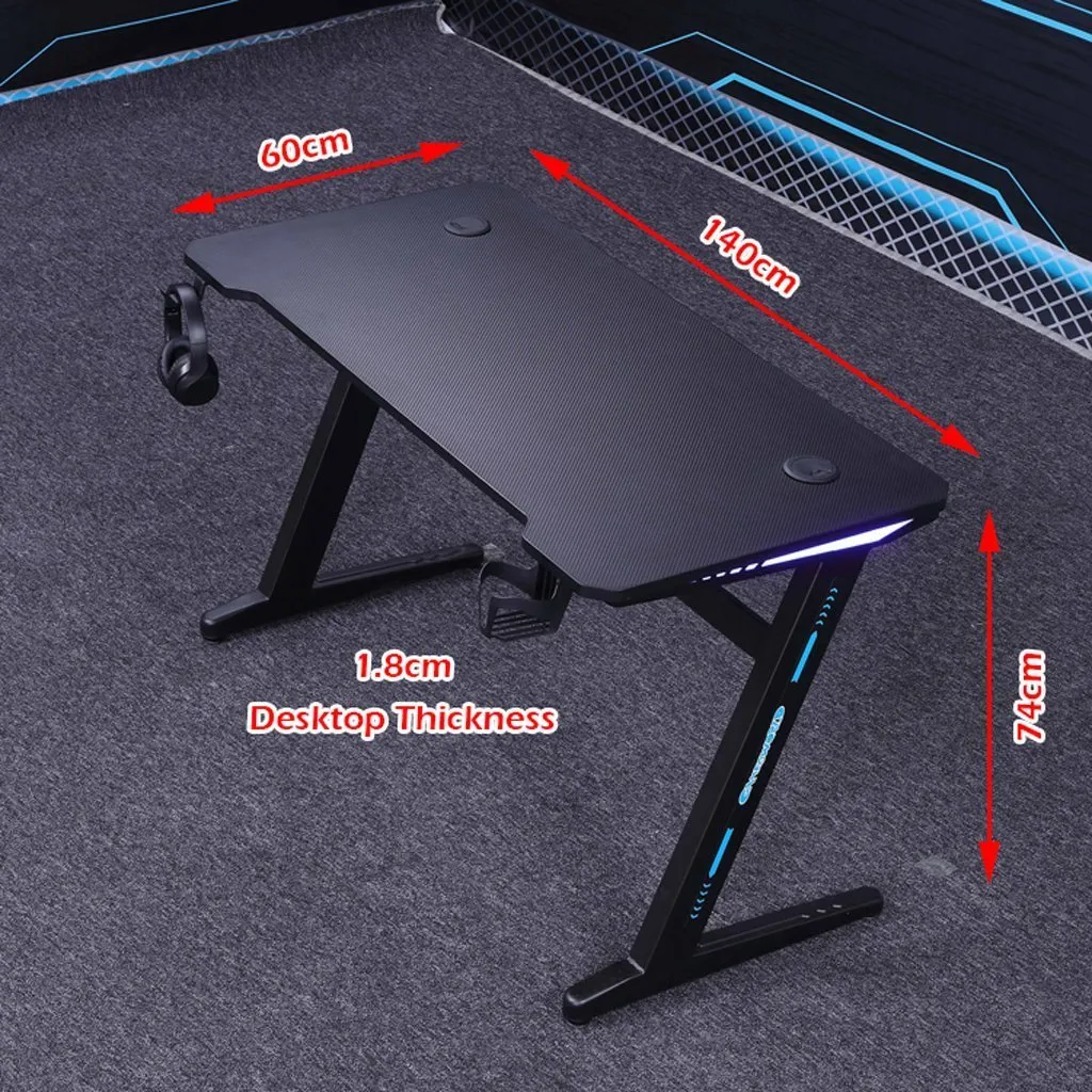 Gaming Desk Desktop PC Computer Desks Desktop Racing Table Office Laptop Home AU