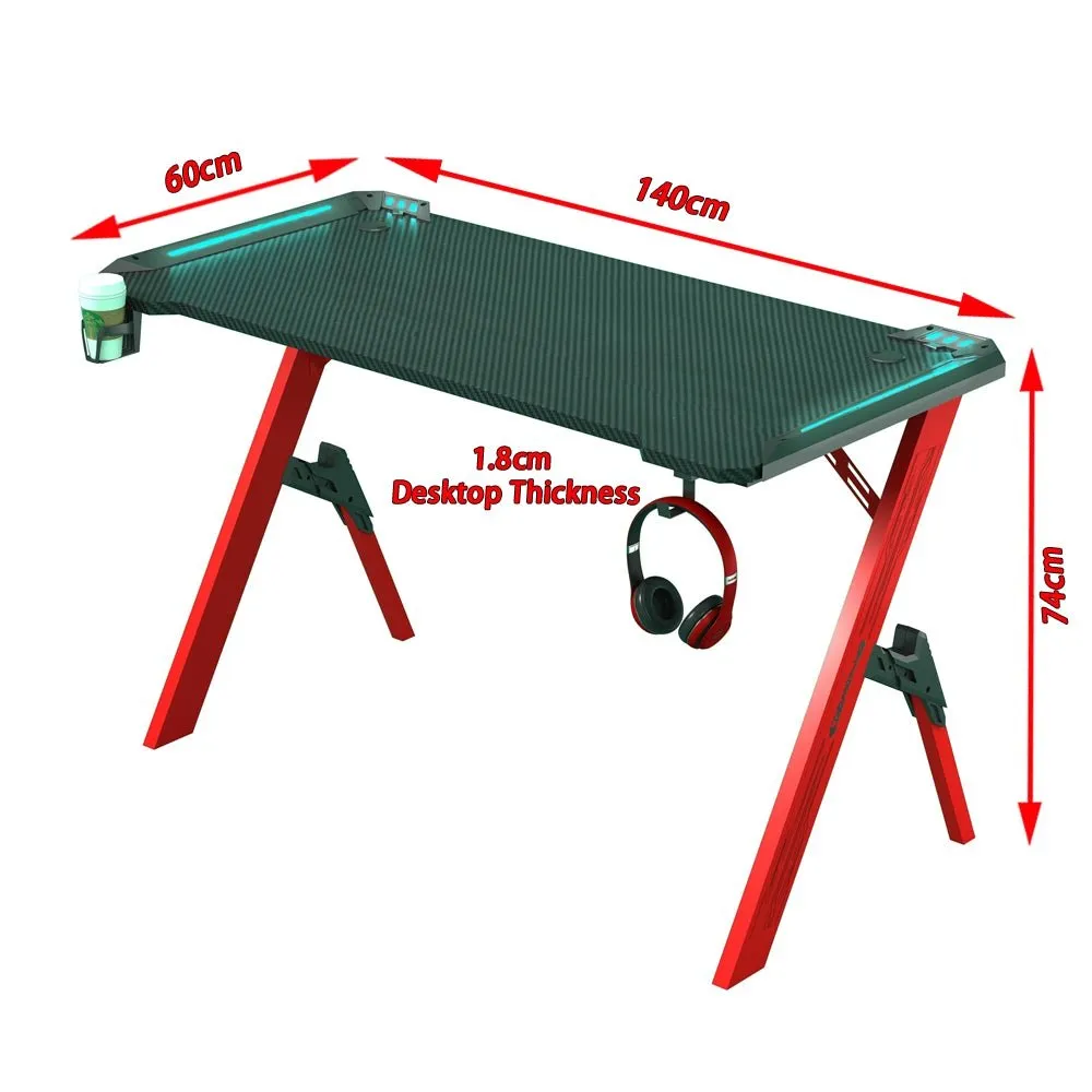 Gaming Desk Desktop PC Computer Desks Desktop Racing Table Office Laptop Home AU