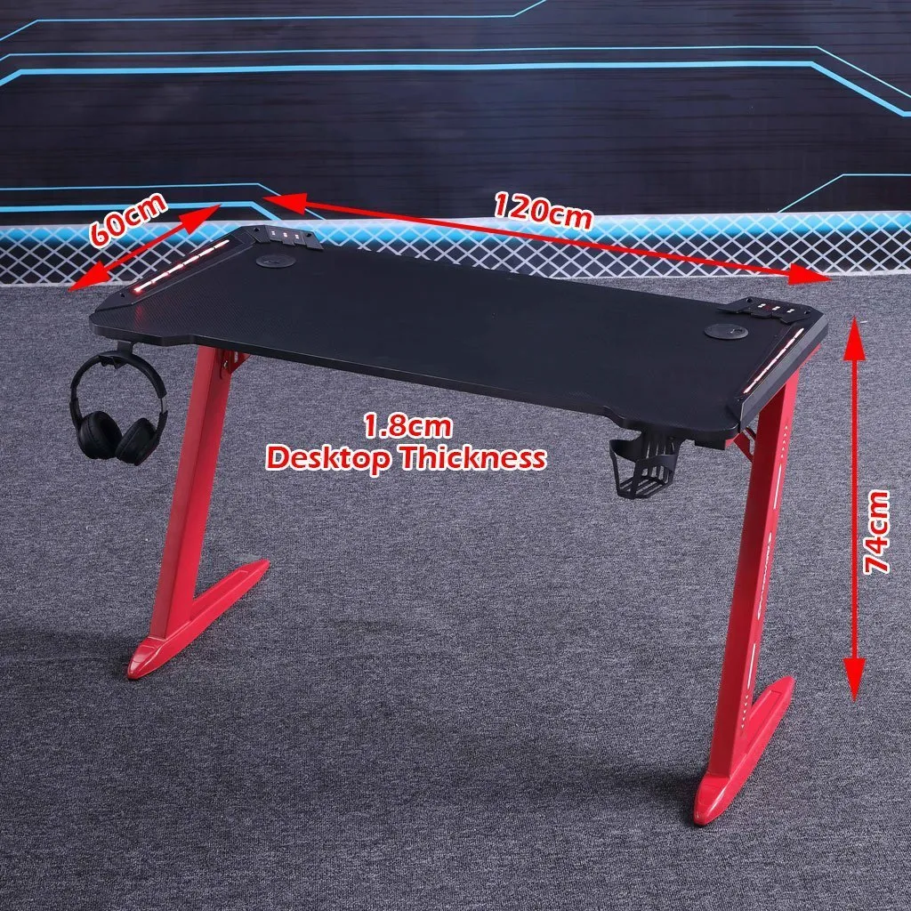 Gaming Desk Desktop PC Computer Desks Desktop Racing Table Office Laptop Home AU