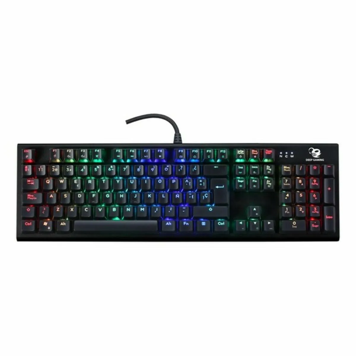 Gaming Keyboard CoolBox DeepSolid Spanish Qwerty