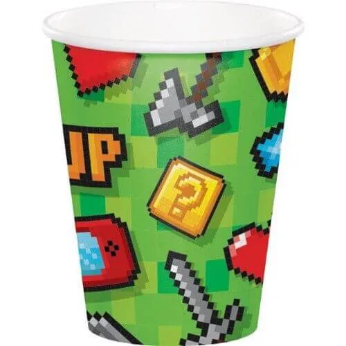 Gaming Party - 9oz Paper Cups (8ct)