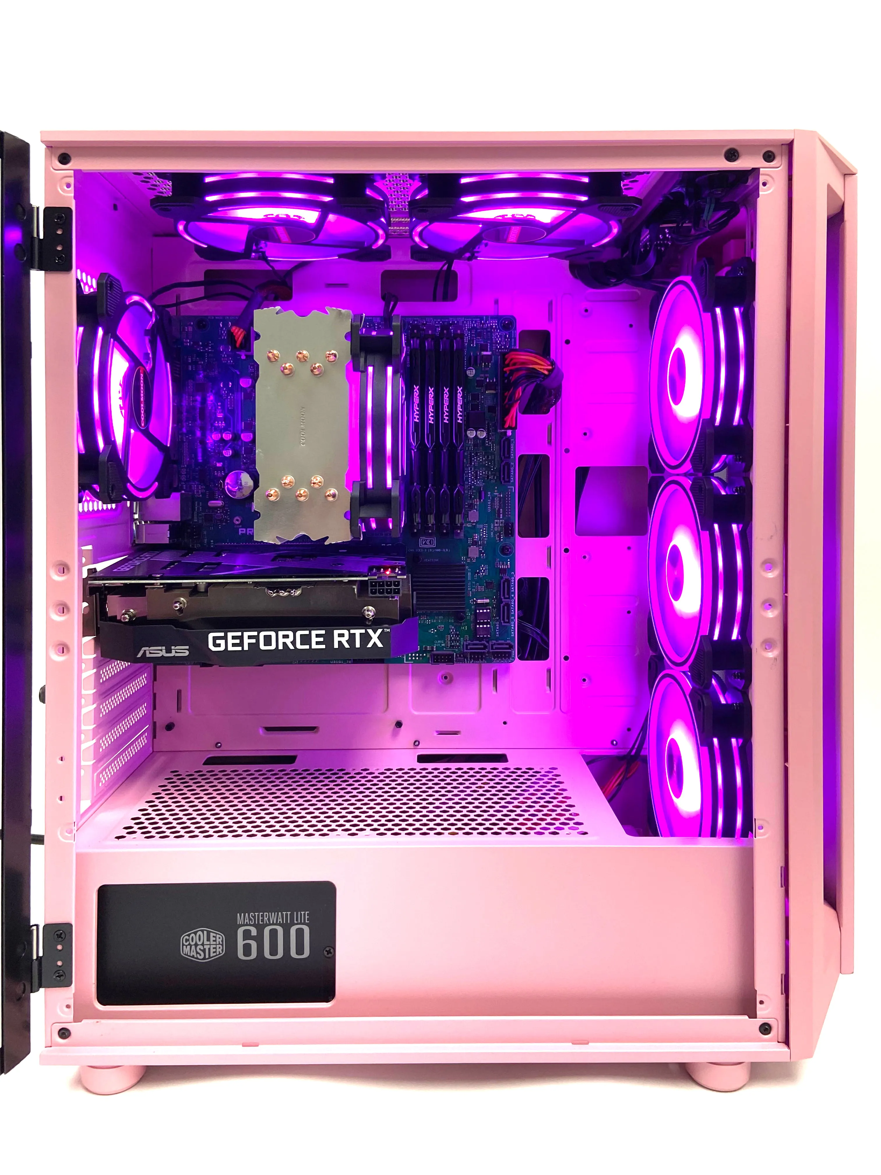 Gaming Pink Setup Desktop Ryzen 7