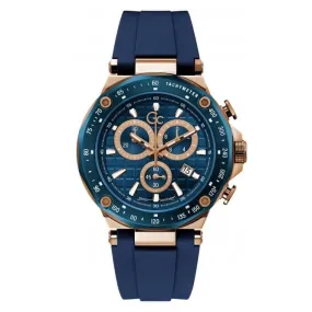 Gents Spirit Sport Blue Rose Gold Watch Y81007G7MF