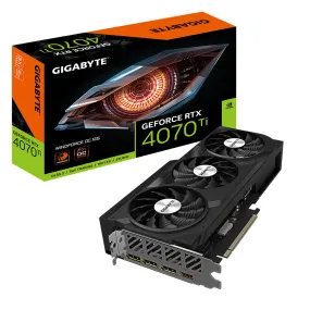 Gigabyte Graphics Card Geforce Rtx 4070 Ti Windforce - 12Gb Gddr6x Oc