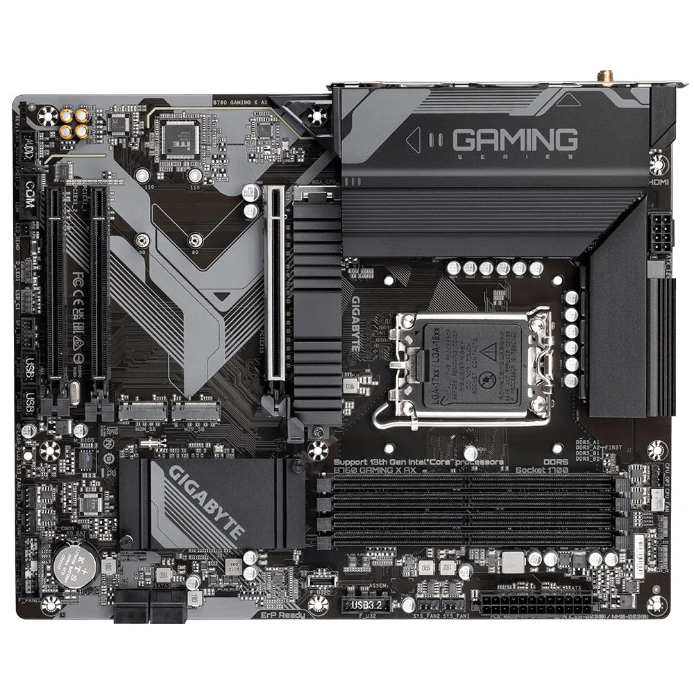 Gigabyte Mainboard B760 Gaming X Ax - Atx - Socket Lga 1700 - Intel