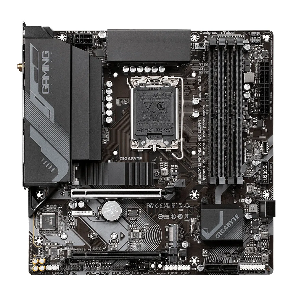 Gigabyte Mainboard B760m Gaming X Ax Ddr4 - Micro Atx - Sockel Intel 1700 - Intel B760