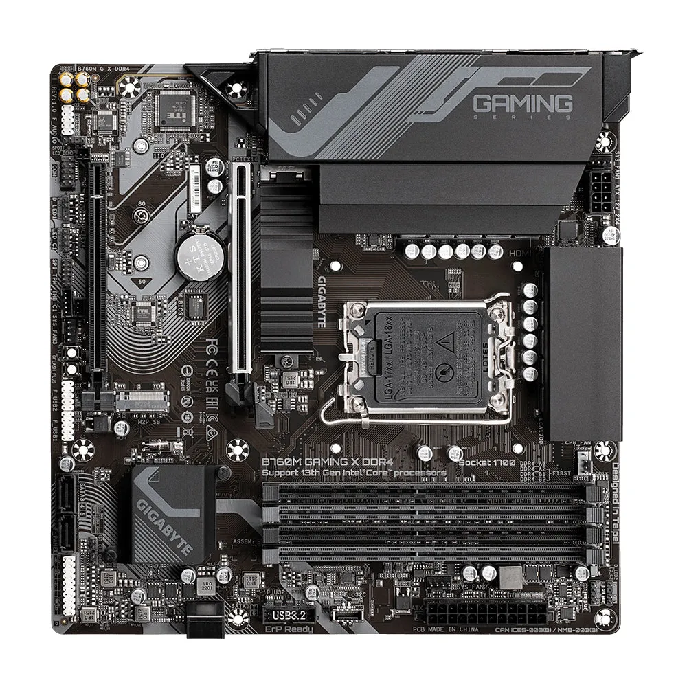 Gigabyte Mainboard B760m Gaming X Ddr4 - Micro Atx - Sockel Intel 1700 - Intel B760