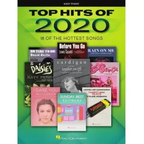 Hal Leonard HL00355559 Top Hits Of 2020 Easy Piano Songbook