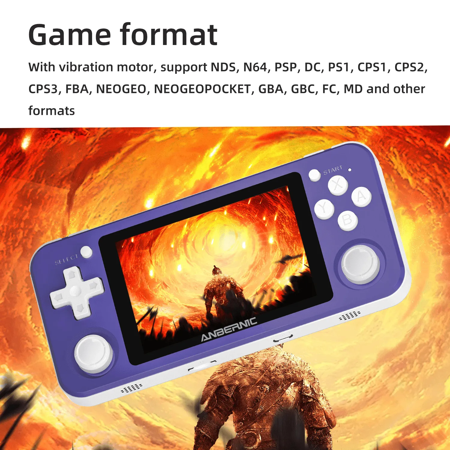 Handheld Gaming Console 3.5 inch Screen Retro Game Player