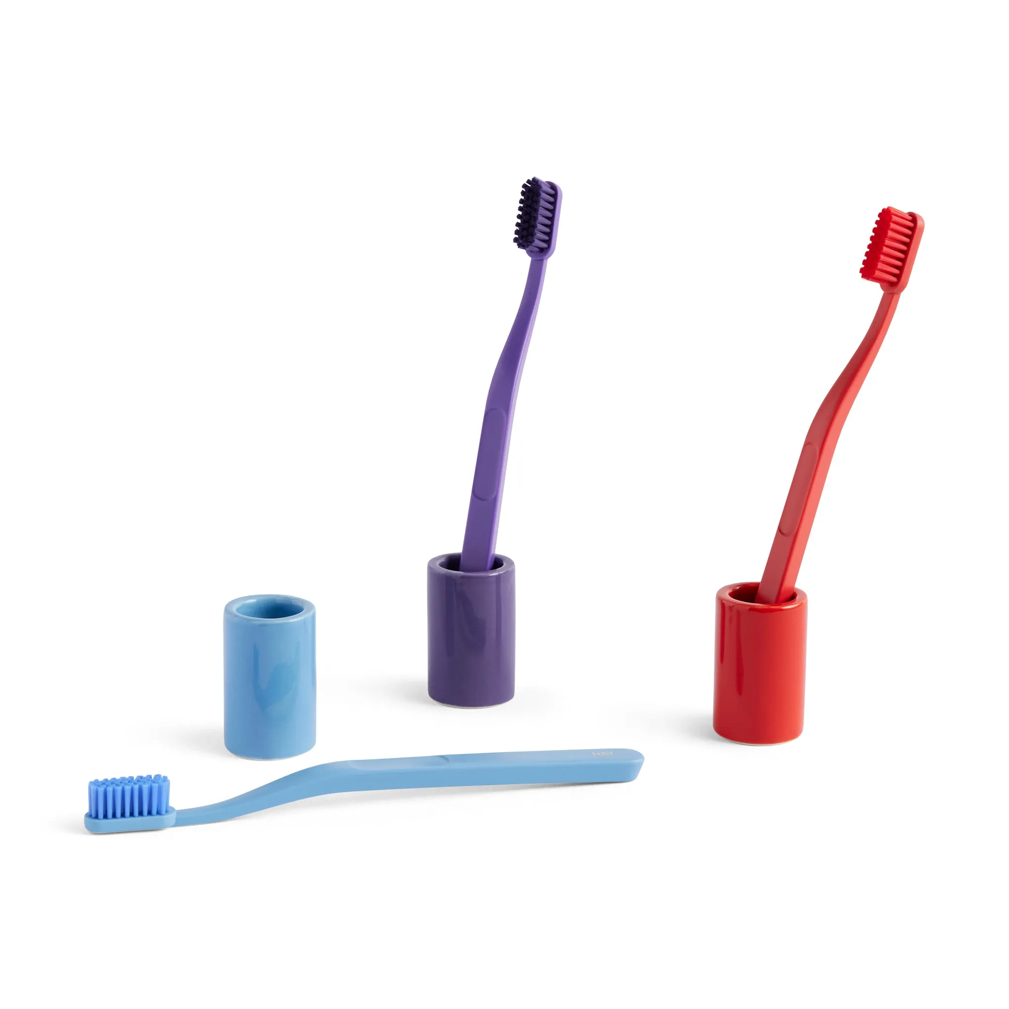 HAY Recycled Plastic Tann Toothbrush - Light Blue