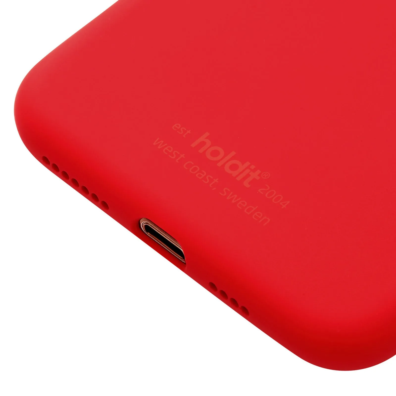 Holdit Phone Case Silicone iPhone 11 Pro Max - Ruby Red