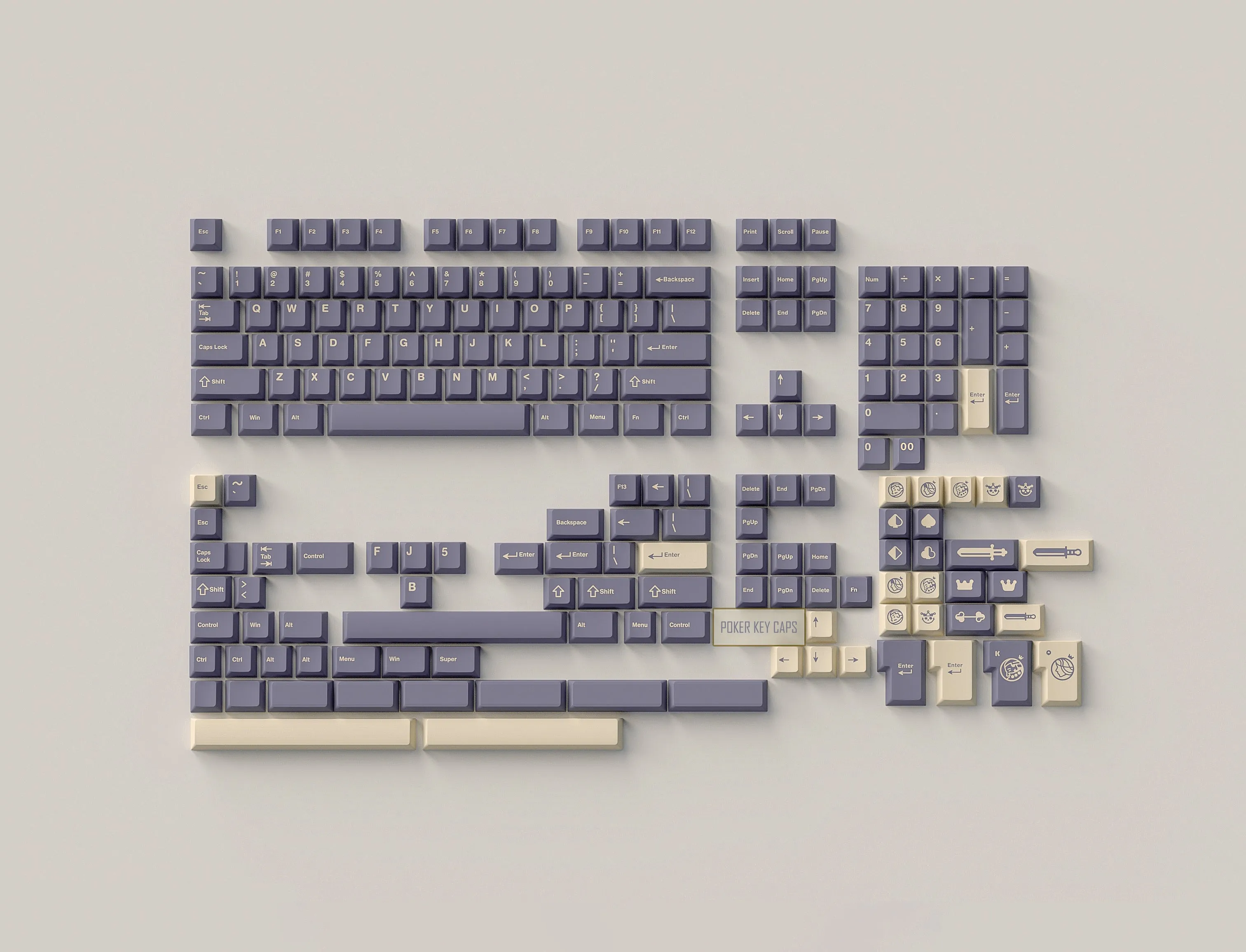 [In Stock] WS Poker Keycaps