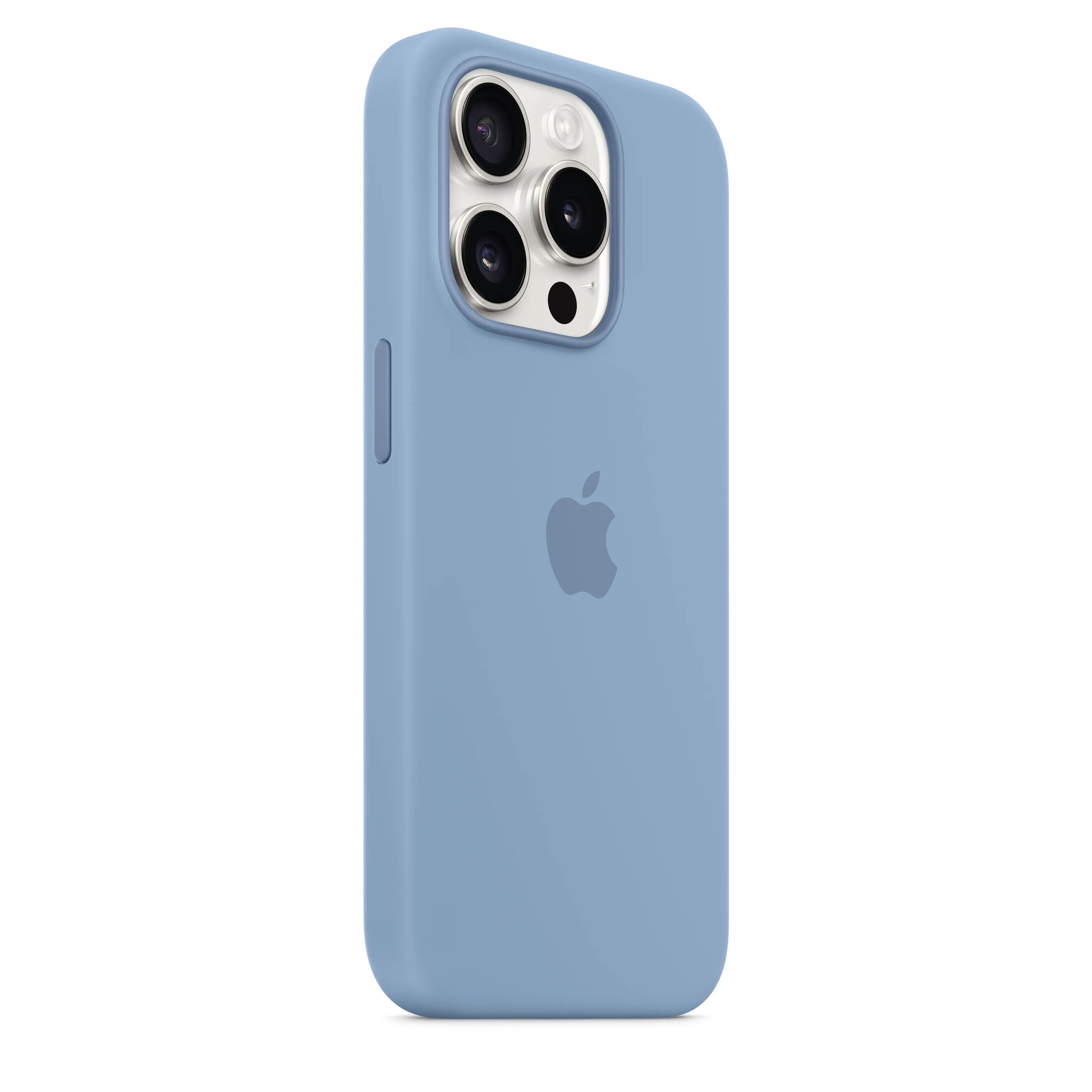 iPhone 15 Pro Silicone Case with MagSafe - Winter Blue