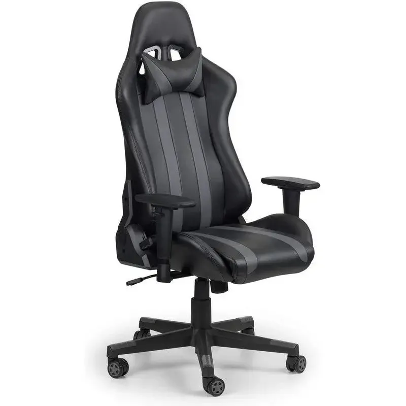 Julian Bowen Meteor Gaming Chair - Black & Grey