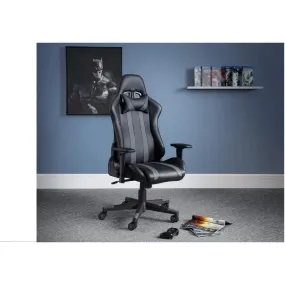 Julian Bowen Meteor Gaming Chair - Black & Grey