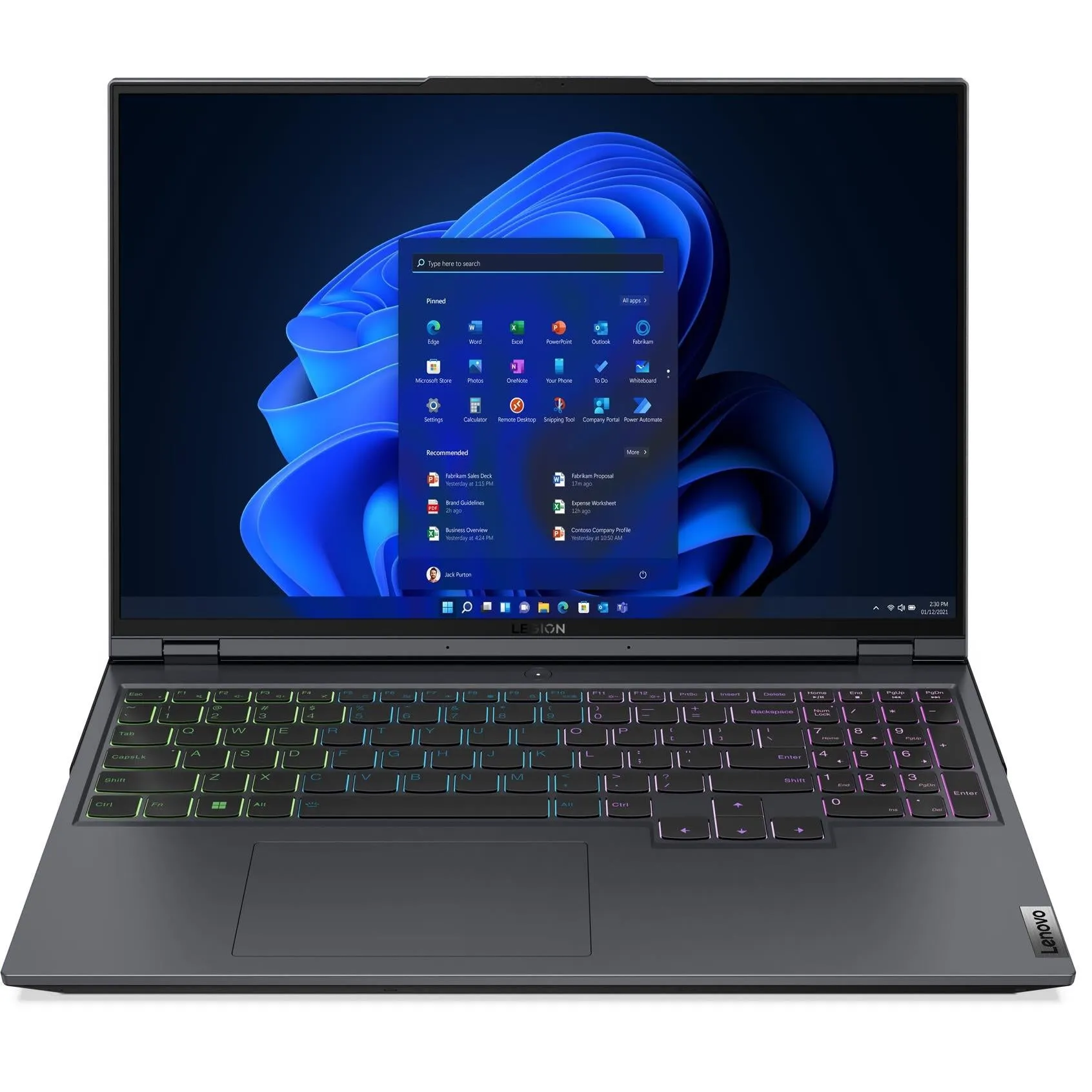 Lenovo Legion 5i Pro 16" WQXGA 165Hz Gaming Laptop (12th Gen i7) [GeForce RTX3060]