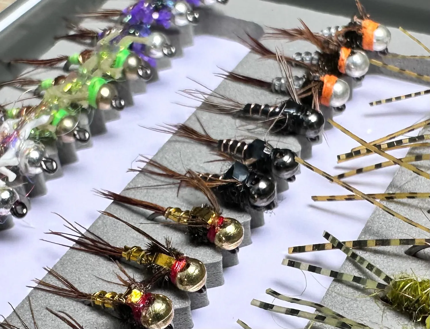 Lively Legz Barbless/ Tungsten Small Nymph Box (Preloaded with 50 Flies)