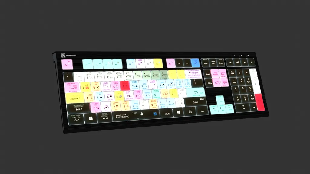 LogicKeyboard Adobe PhotoShop CC PC Astra 2 US LKB-PHOTOCC-A2PC-US