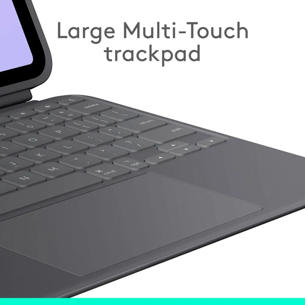 Logitech Combo Touch Backlit Detachable Keyboard Case with Trackpad for iPad Pro